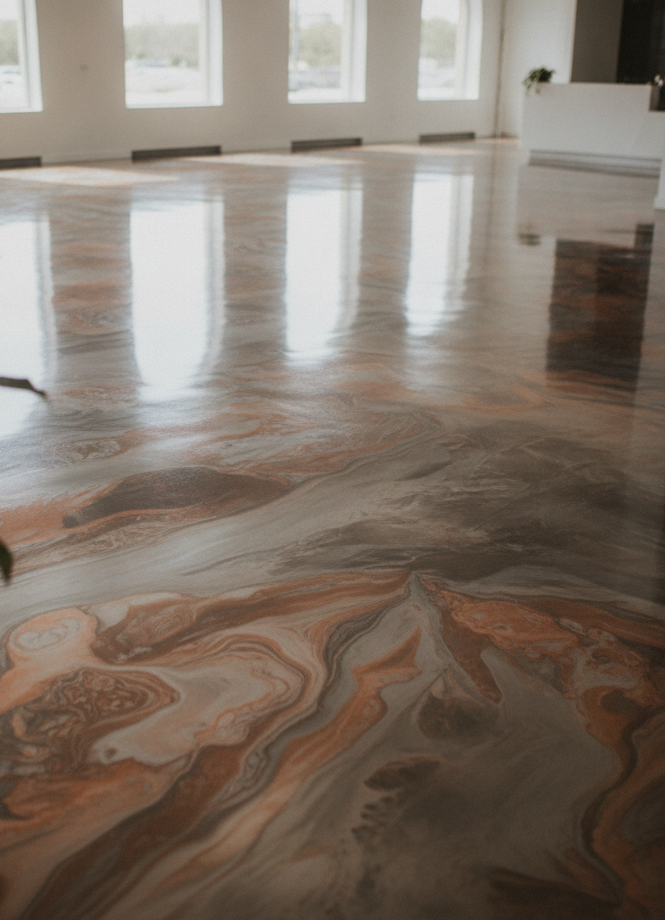 Metallic epoxy Flooring